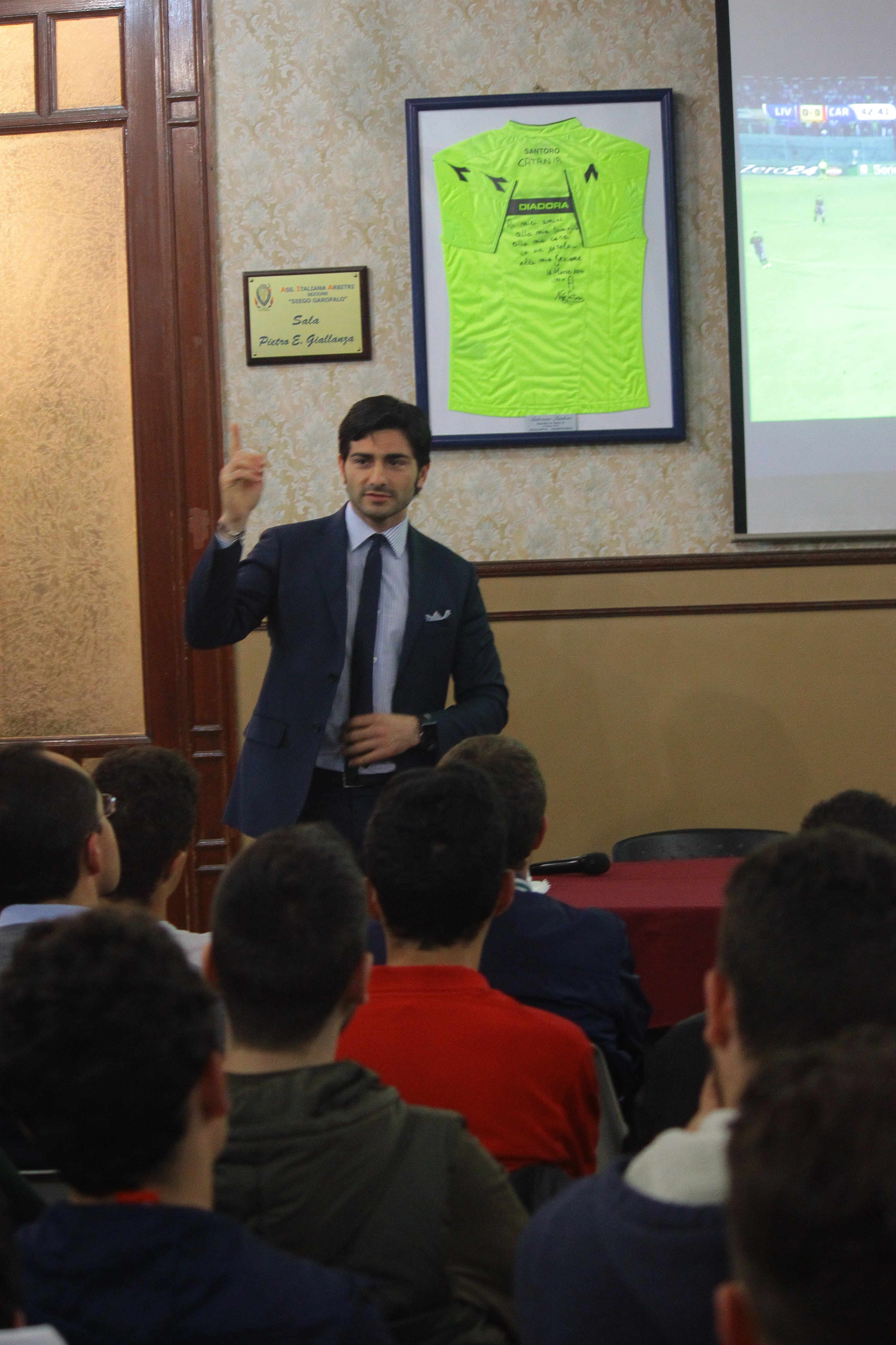 Fabio MARESCA in un momento della plenaria